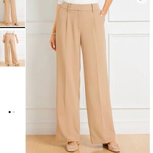 Talbots Crepe Pleated Weston Pants size 6p